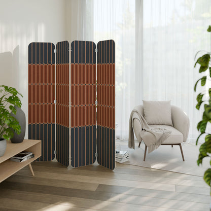 HYPNOTIC GATE 4-Panel Plywood Room Divider