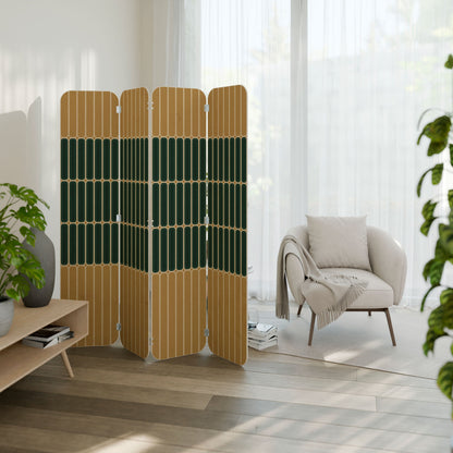 ILUSION GATE 4-Panel Plywood Room Divider