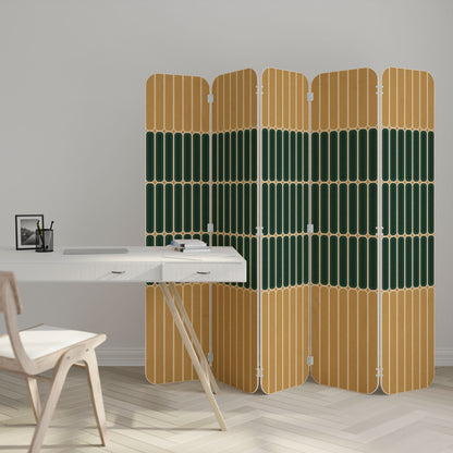 ILUSION GATE 5-Panel Plywood Room Divider