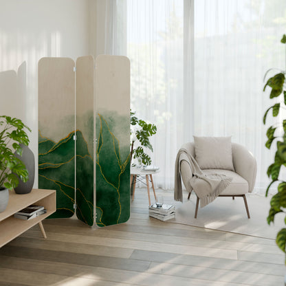 EXPENSIVE NATURE 3-Panel Plywood Room Divider