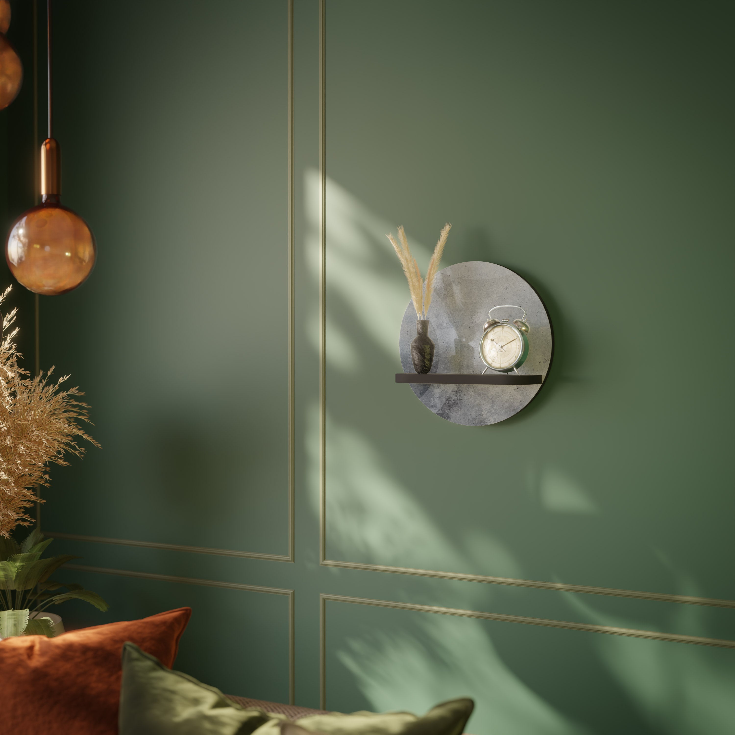 MUTED ARC Decorative Art Shelf