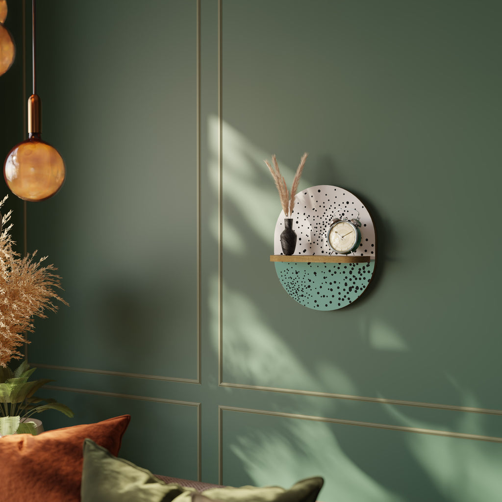 DOTTED DELIGHTS Decorative Art Shelf