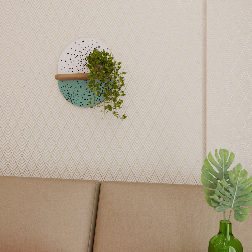 DOTTED DELIGHTS Decorative Art Shelf