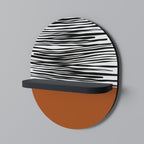 RADIANT ZEBRA Decorative Art Shelf