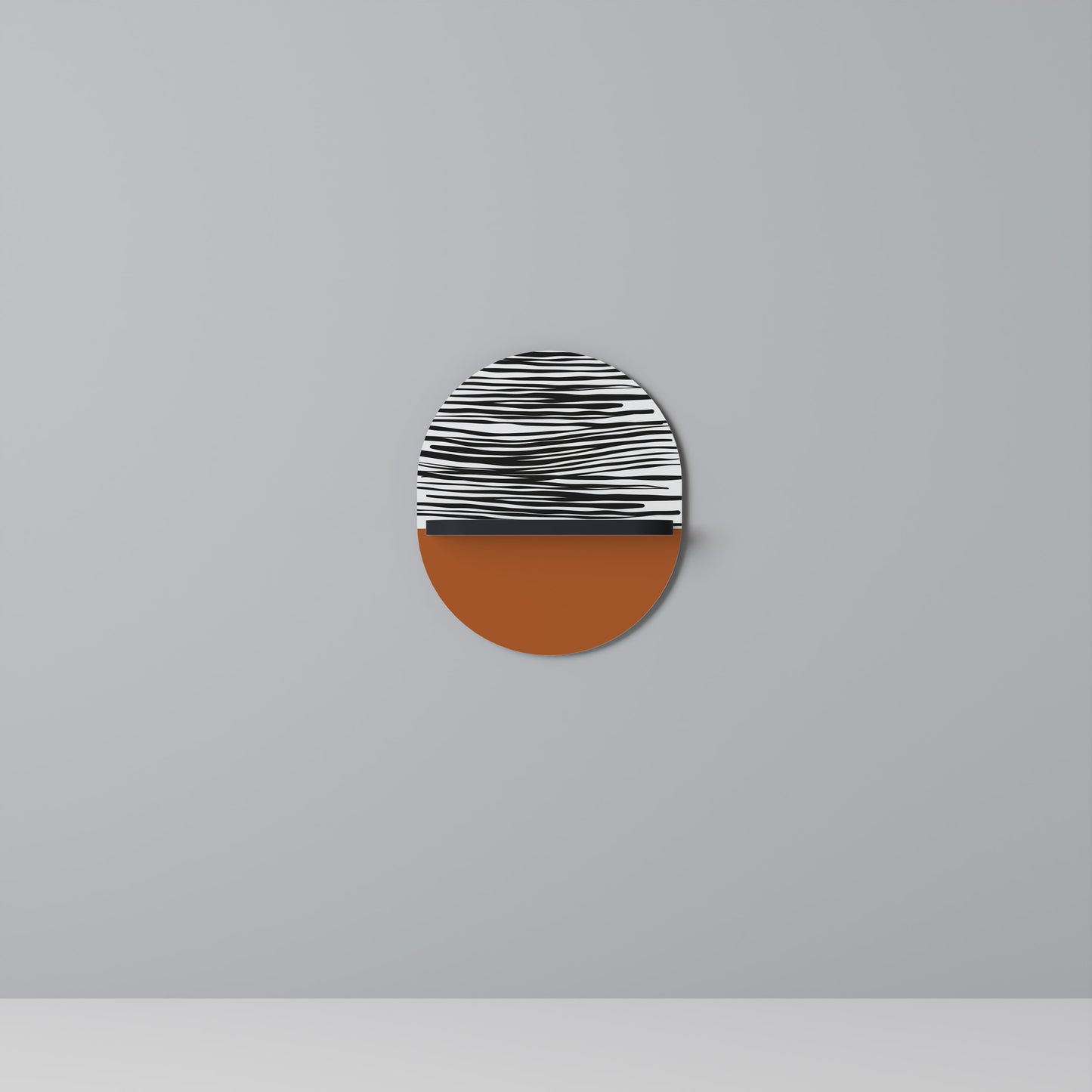 RADIANT ZEBRA Decorative Art Shelf
