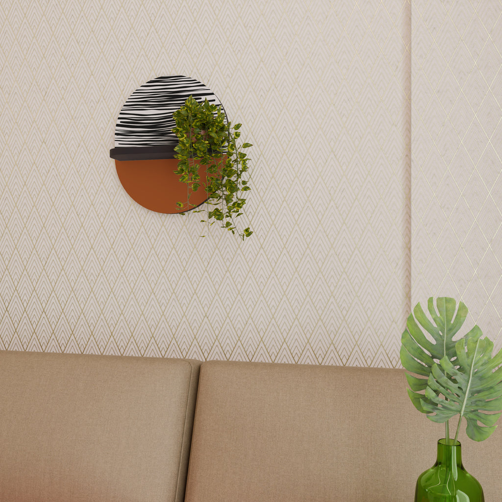 RADIANT ZEBRA Decorative Art Shelf