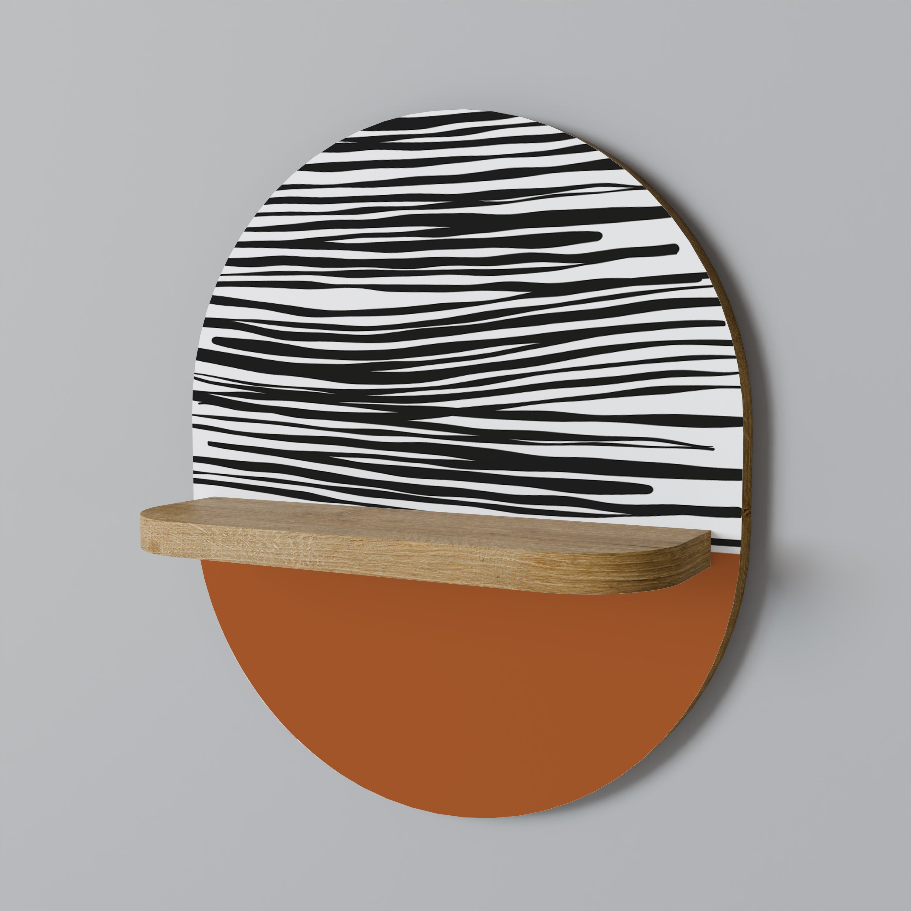 RADIANT ZEBRA Decorative Art Shelf
