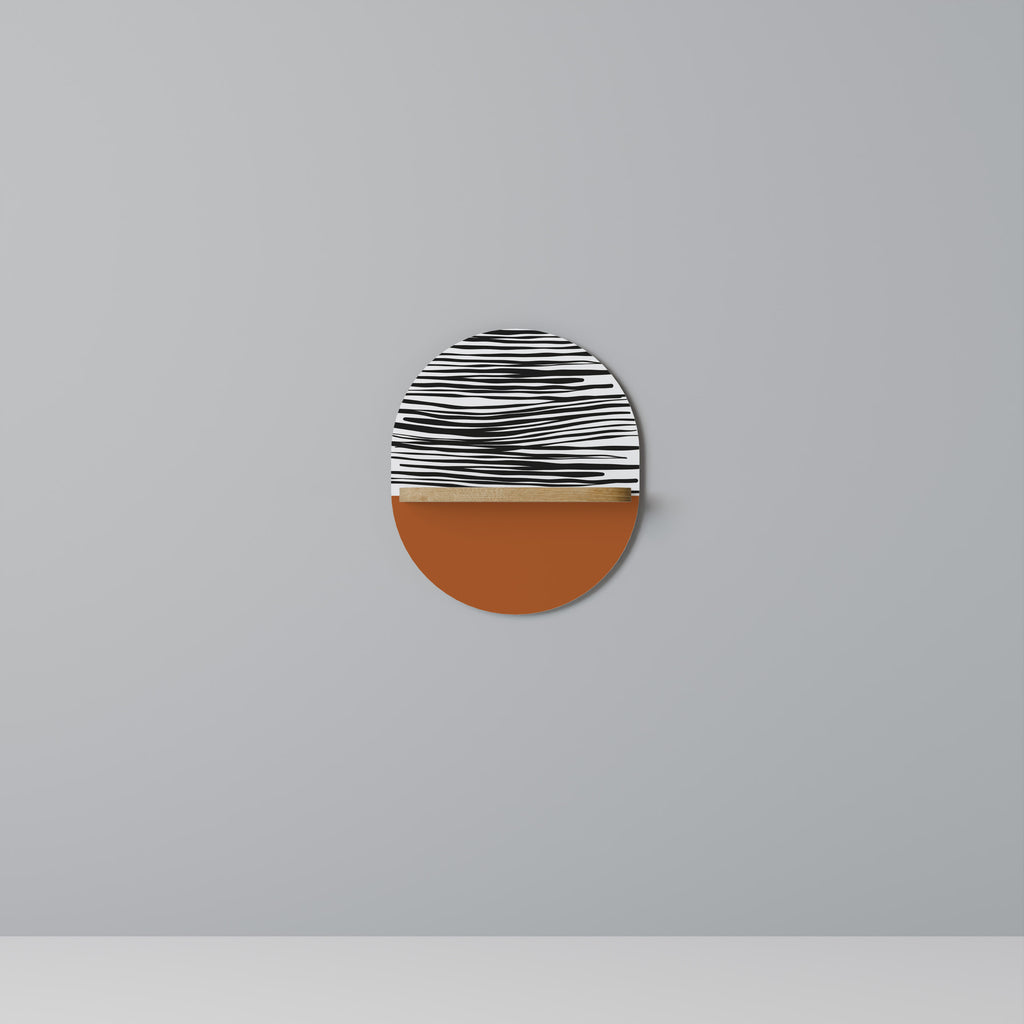 RADIANT ZEBRA Decorative Art Shelf