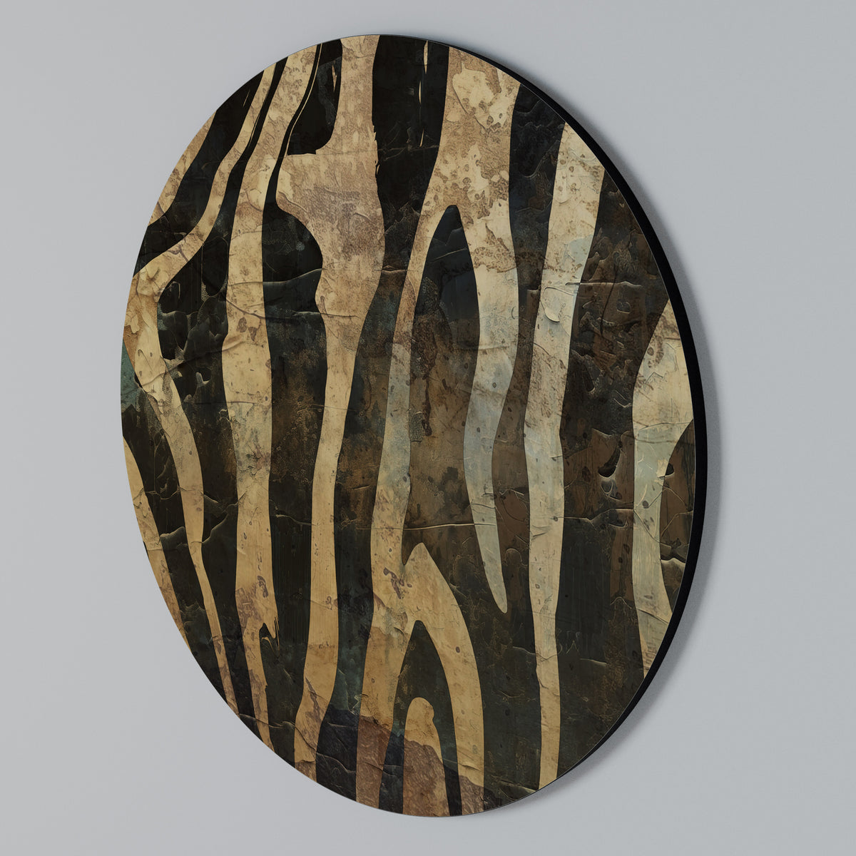 RUSTIC DANCE Round Wall Art