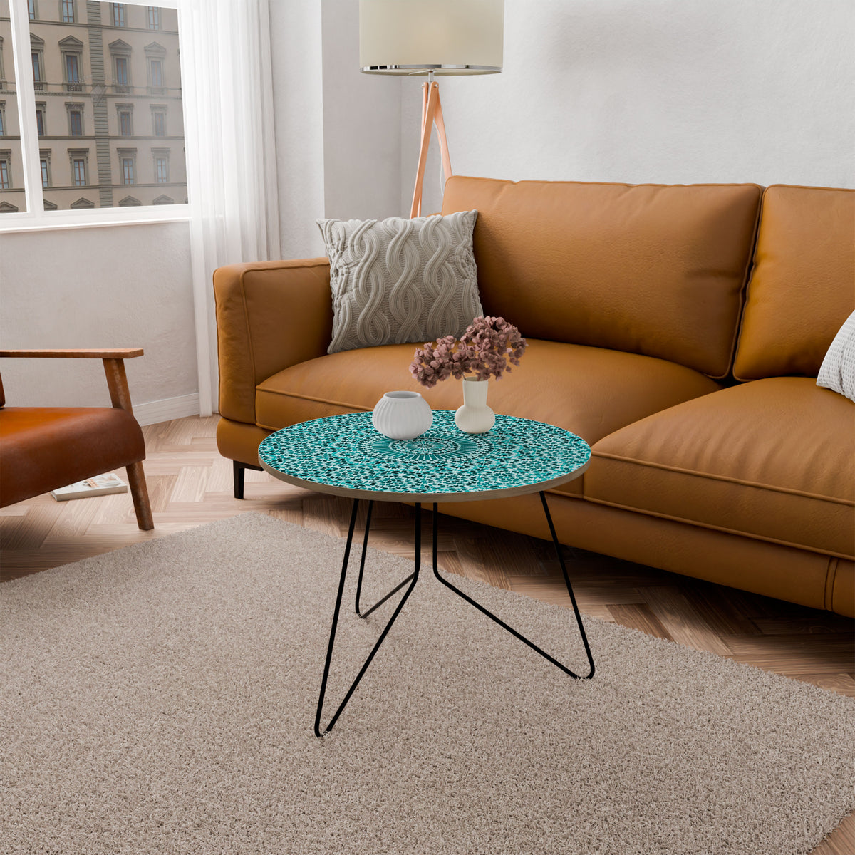 MOROCCAN TURQUOISE Couchtisch