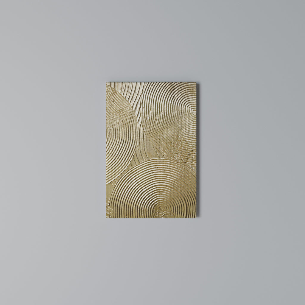 GOLDEN WAVES UNFOLD Vertical Canvas Print