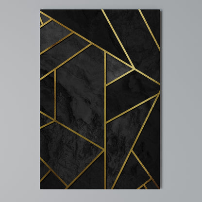 GLINTING GEOMETRIC DREAMS Κατακόρυφος Πίνακας σε Καμβά