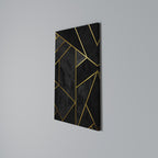 GLINTING GEOMETRIC DREAMS Vertical Canvas Print