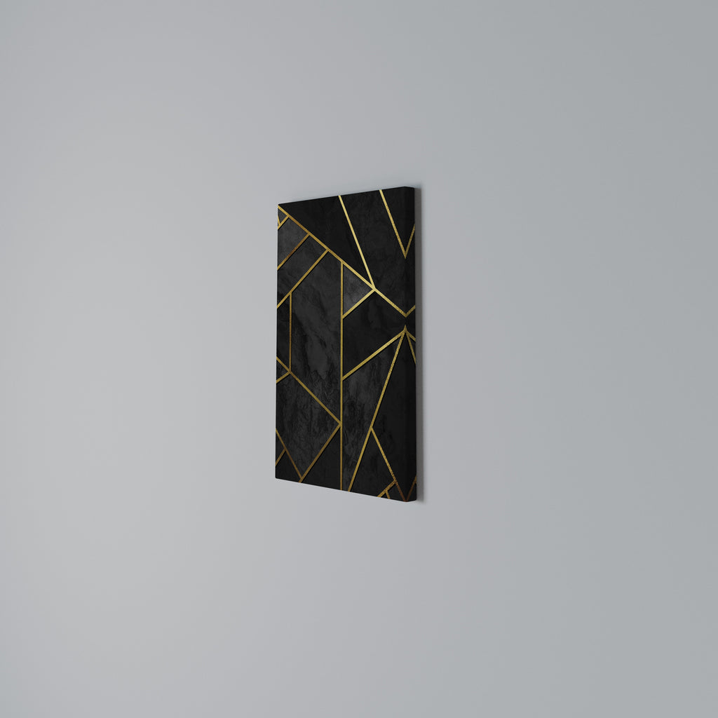 GLINTING GEOMETRIC DREAMS Vertical Canvas Print