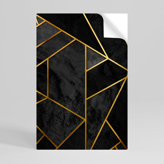 GLINTING GEOMETRIC DREAMS Peel and Stick Vertical Poster