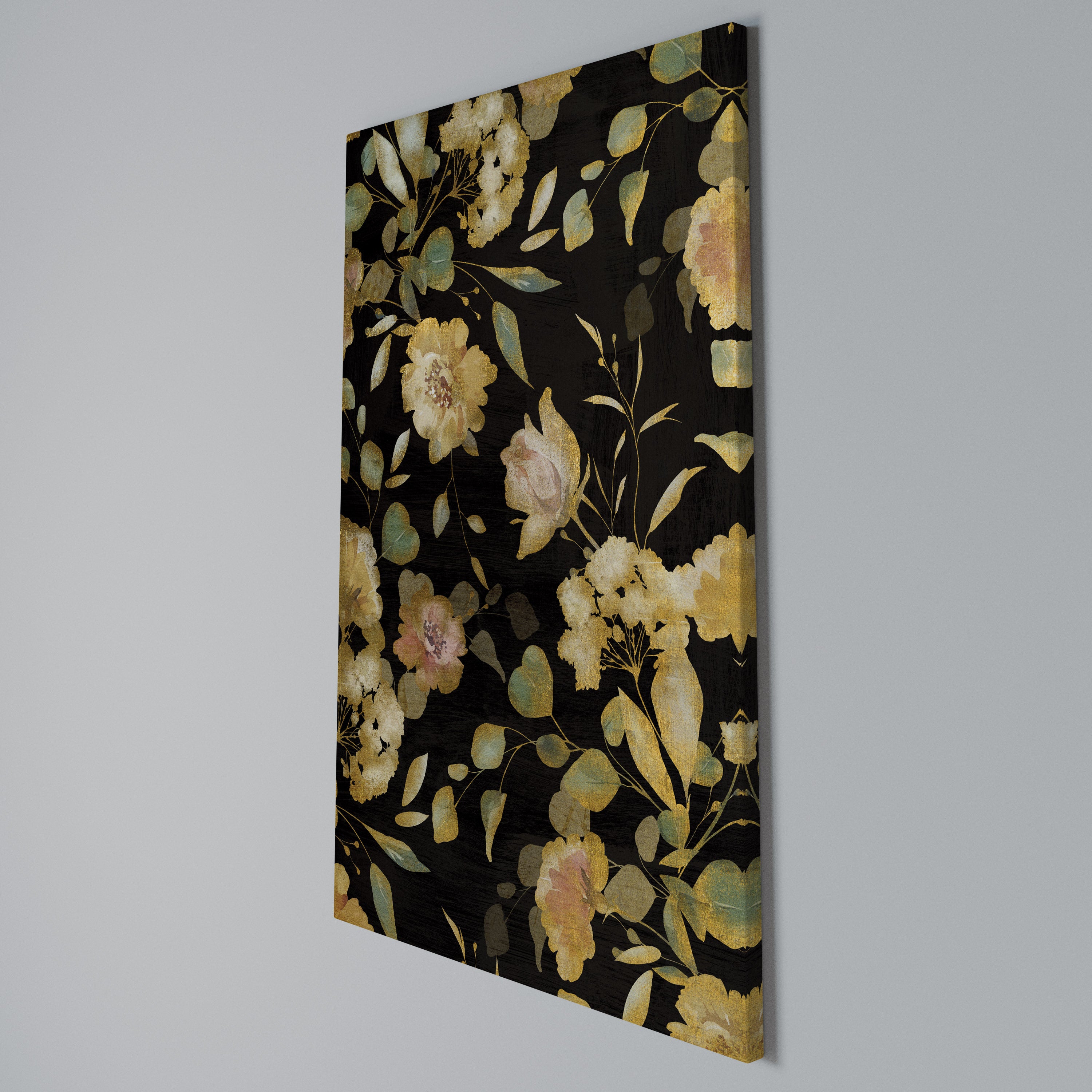 MODEST FLORAL Cuadro en lienzo vertical