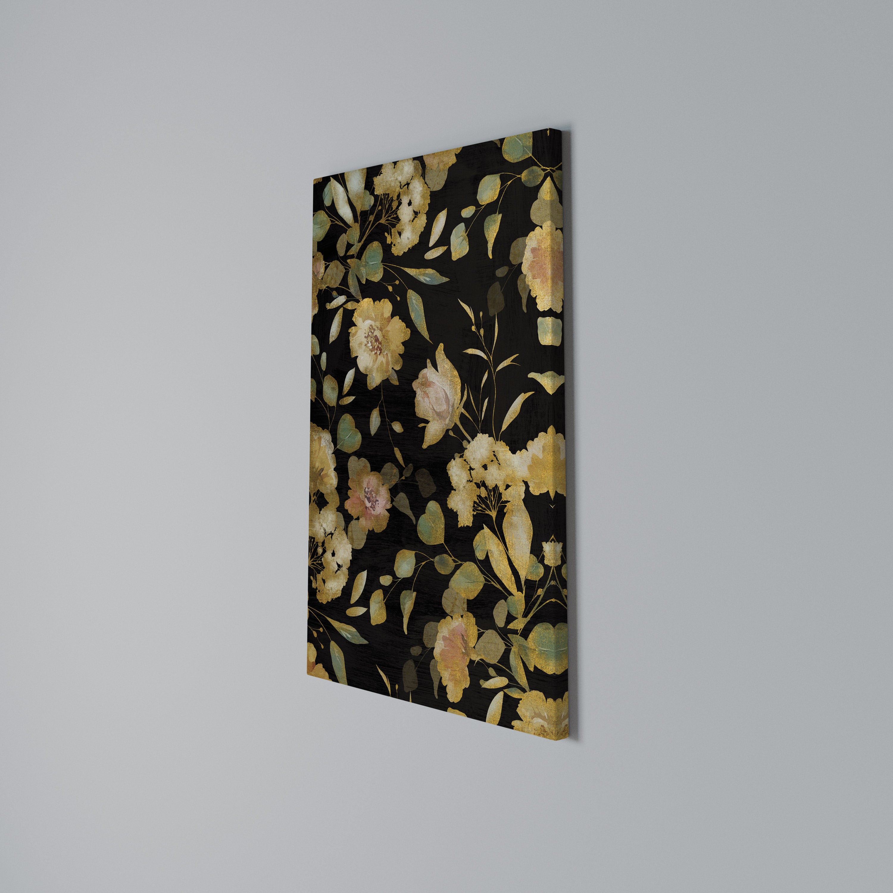 MODEST FLORAL Cuadro en lienzo vertical