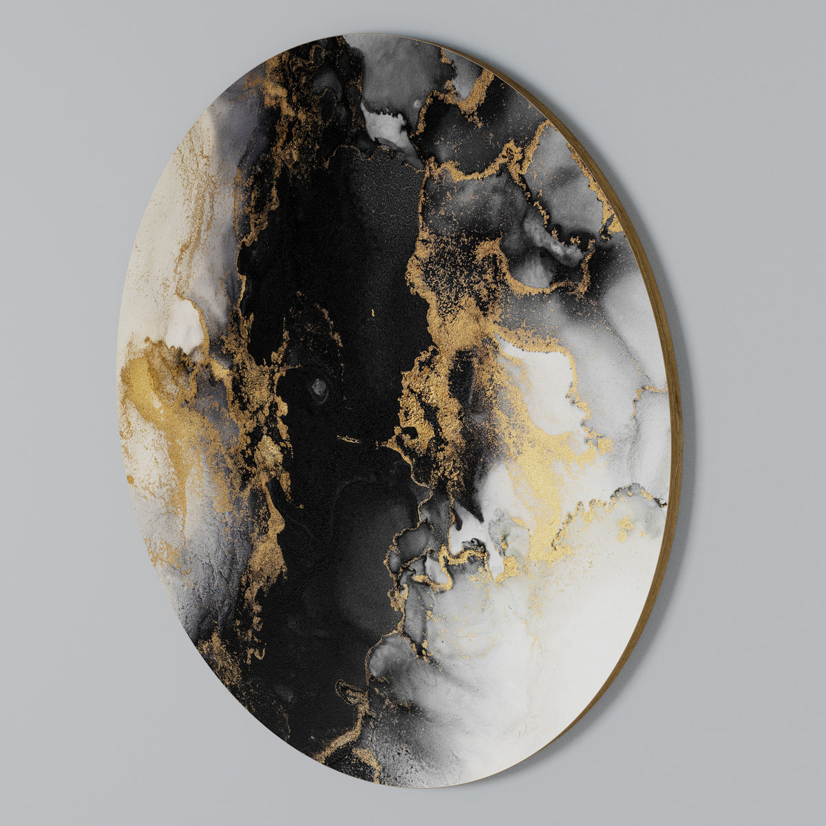 MARBLE OF TOMMORROW Round Wall Art