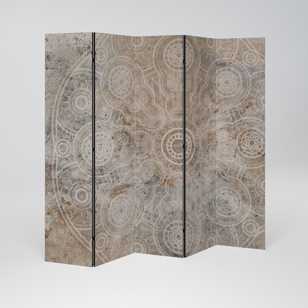 ENIGMATIC PATTERNS Dekorativ rumsavdelare – 5 paneler