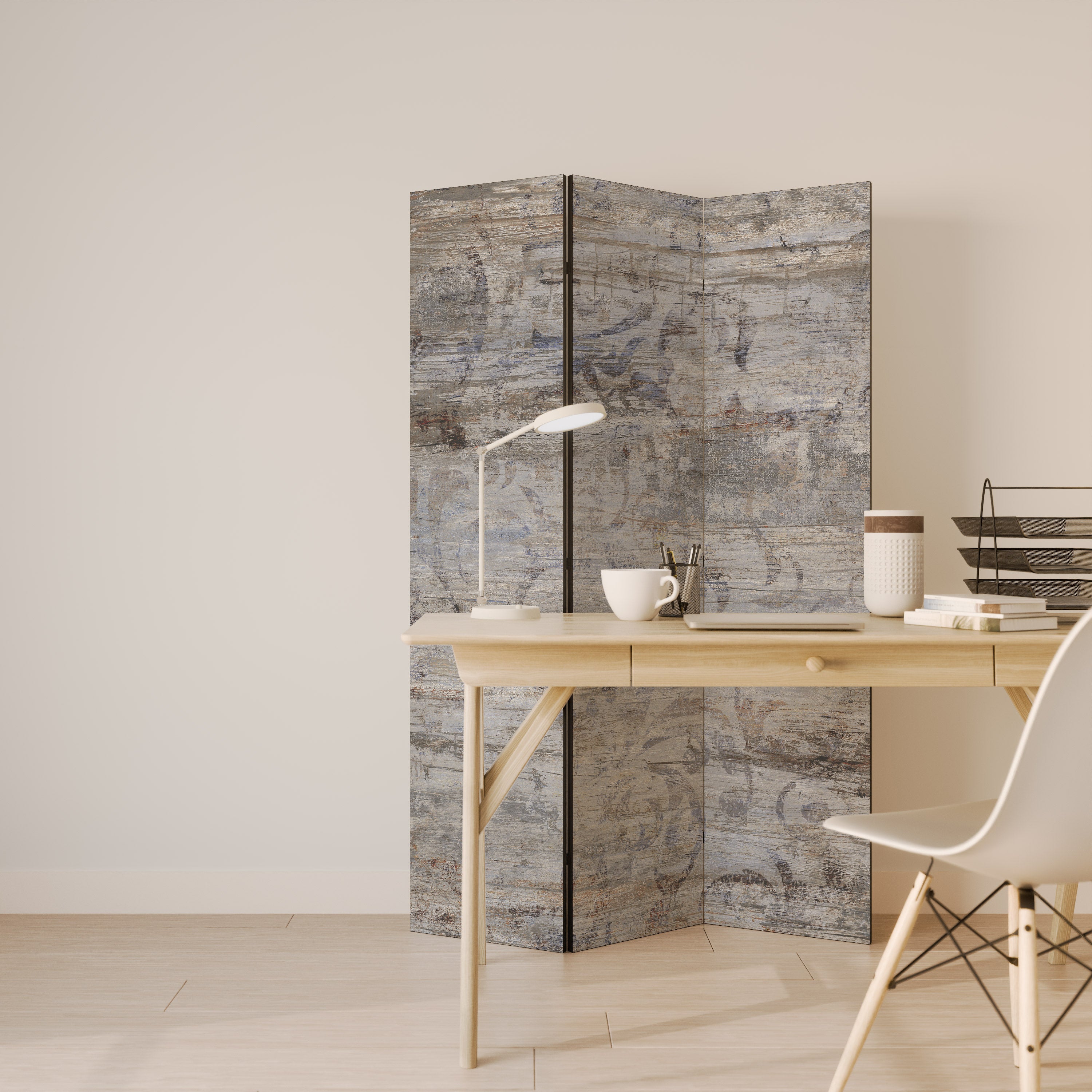 MYSTIC PATINA Dekorativ rumsavdelare – 3 paneler