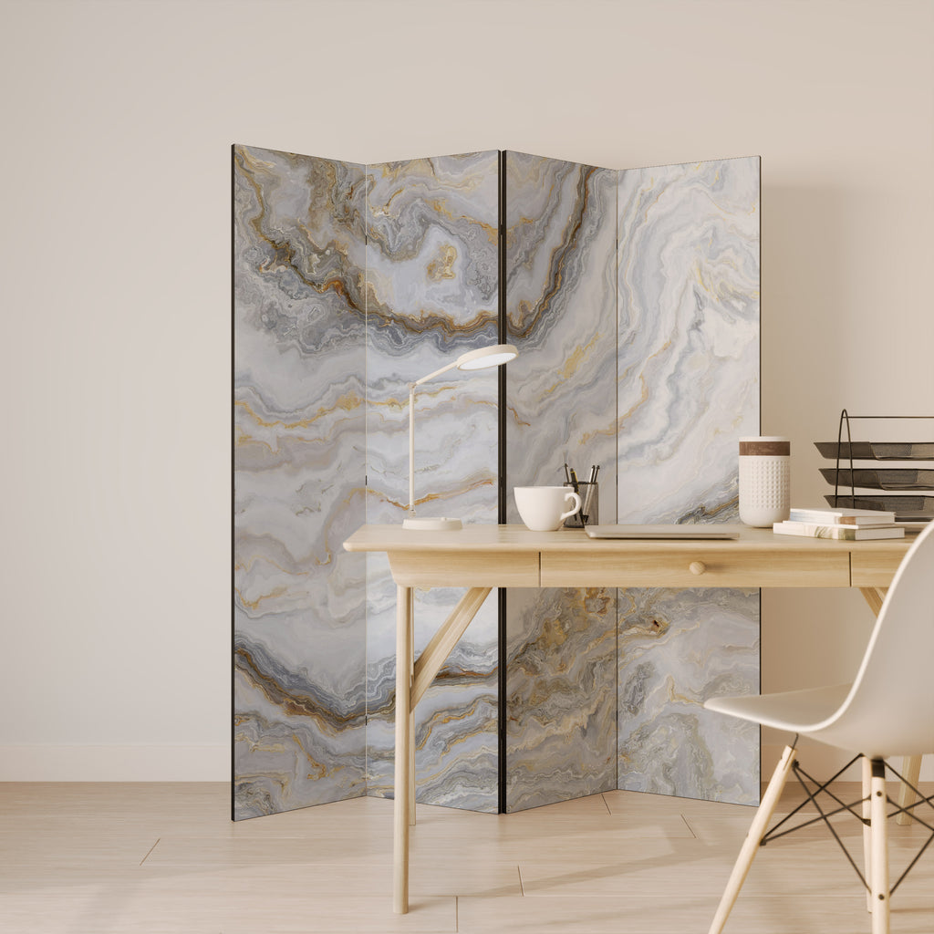 GOLDEN RIDGES 4-teiliger Paravent