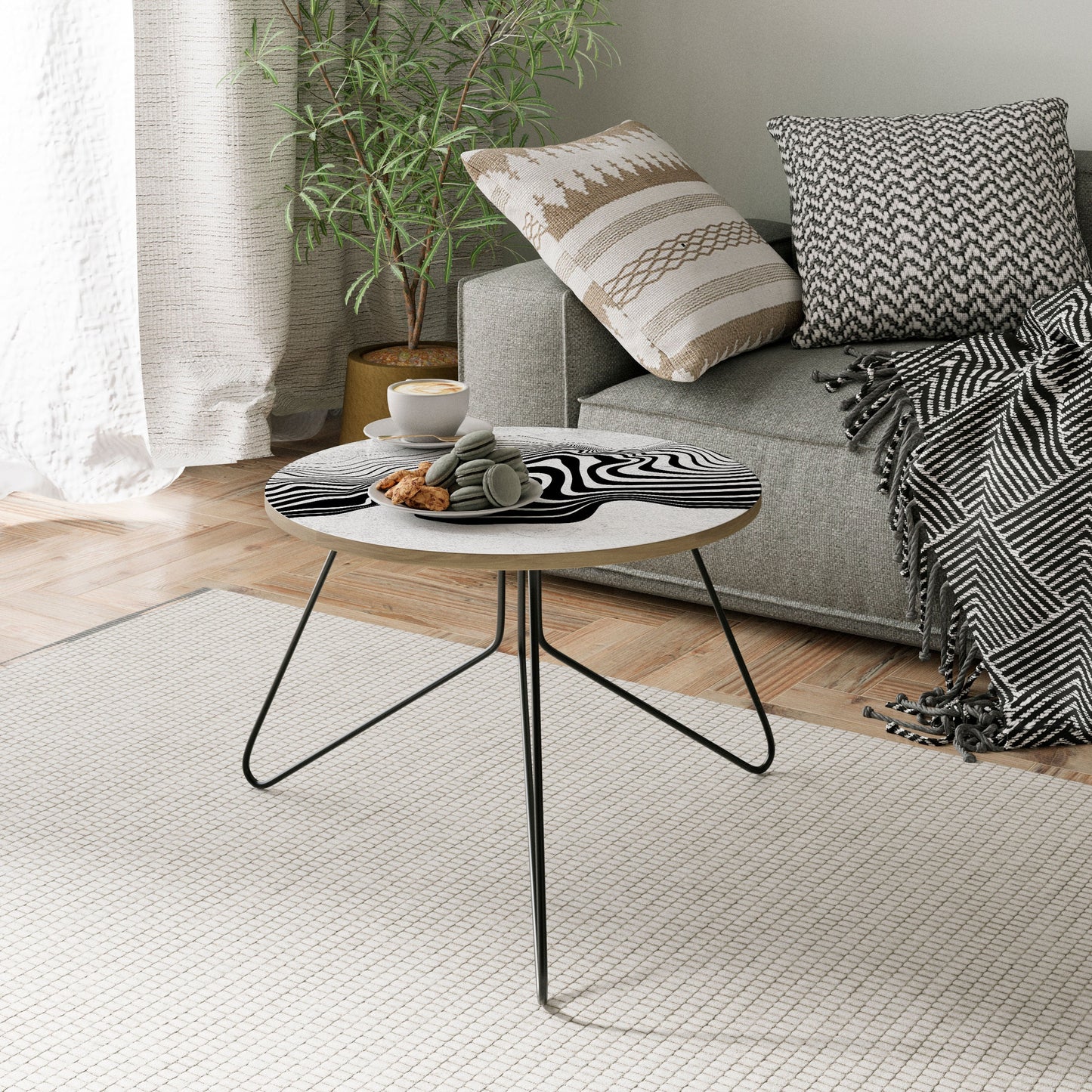 MONOCHROME MIRAGE Small Coffee Table