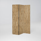 STRAW BOUND DELIGHT 3-Panel Room Divider