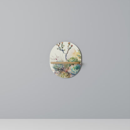 SUCCULENT WHIMSY Decorative Art Shelf