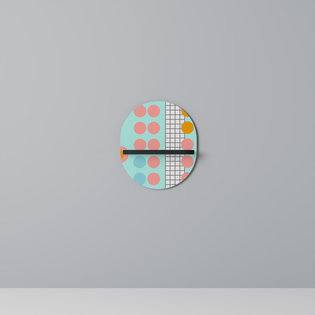 RETRO GRID Decorative Art Shelf