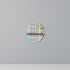 RETRO GRID Decorative Art Shelf