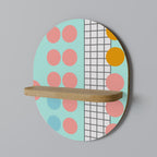 RETRO GRID Decorative Art Shelf