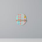 RETRO GRID Decorative Art Shelf