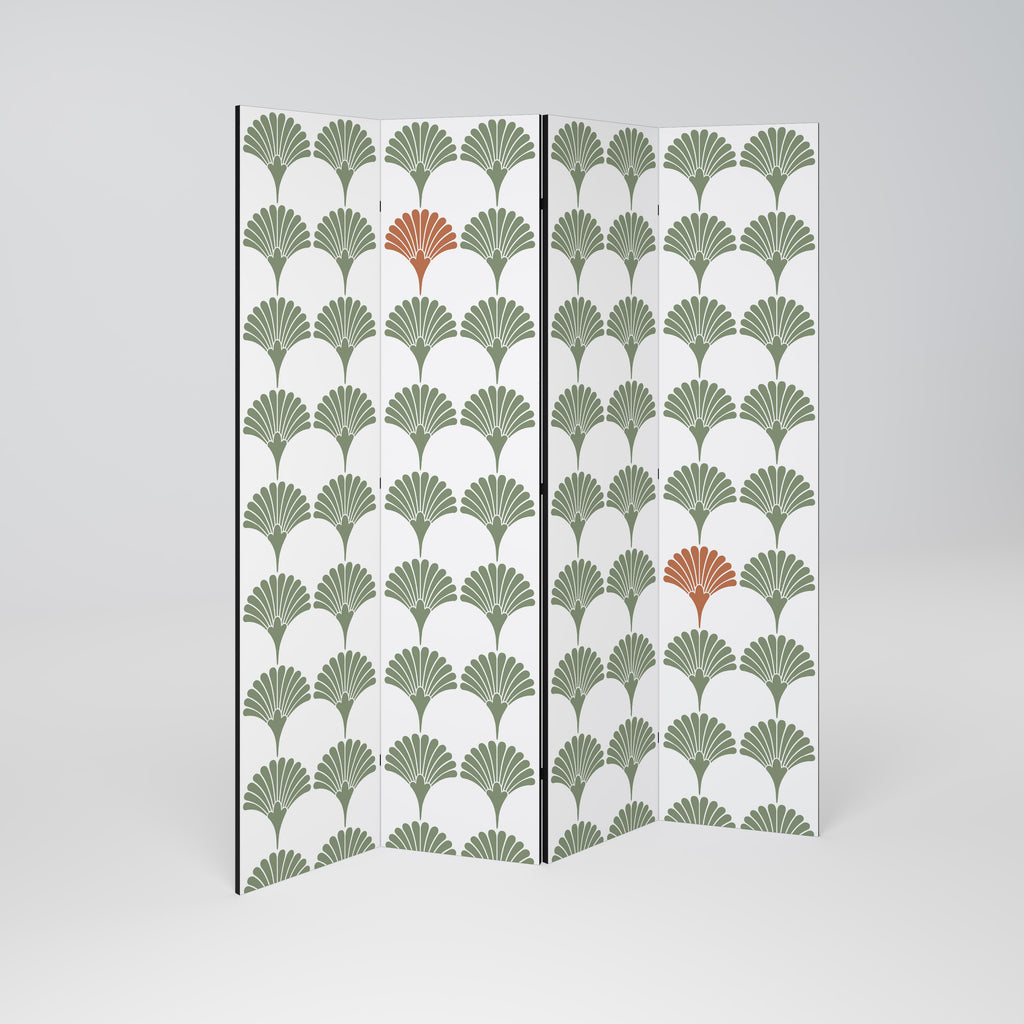 VIVID VALOR Biombo de 4 paneles