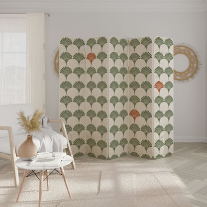 VIVID VALOR 5-Panel Plywood Room Divider