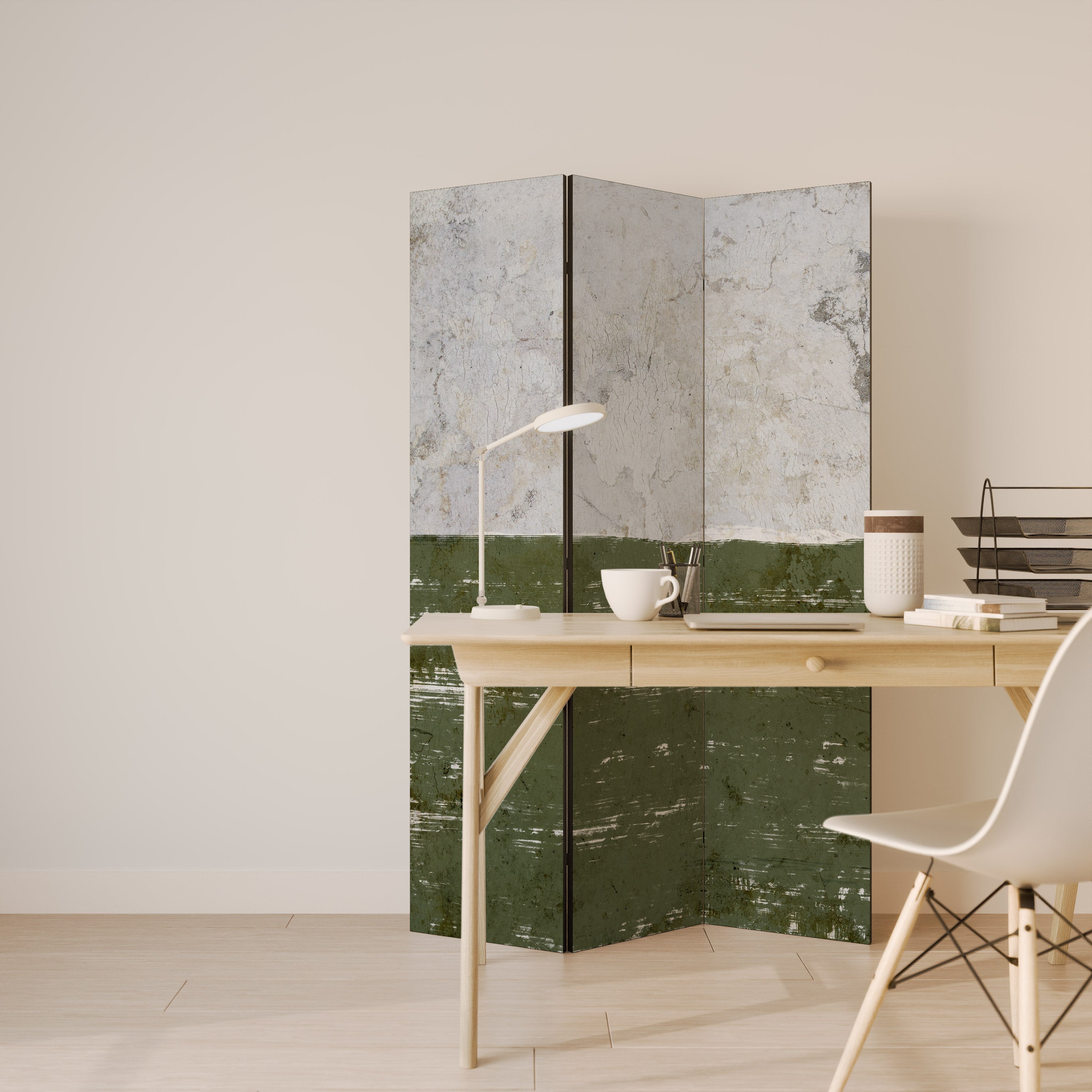 RUSTIC RADIANCE ASSEMBLED Dekorativ rumsavdelare – 3 paneler