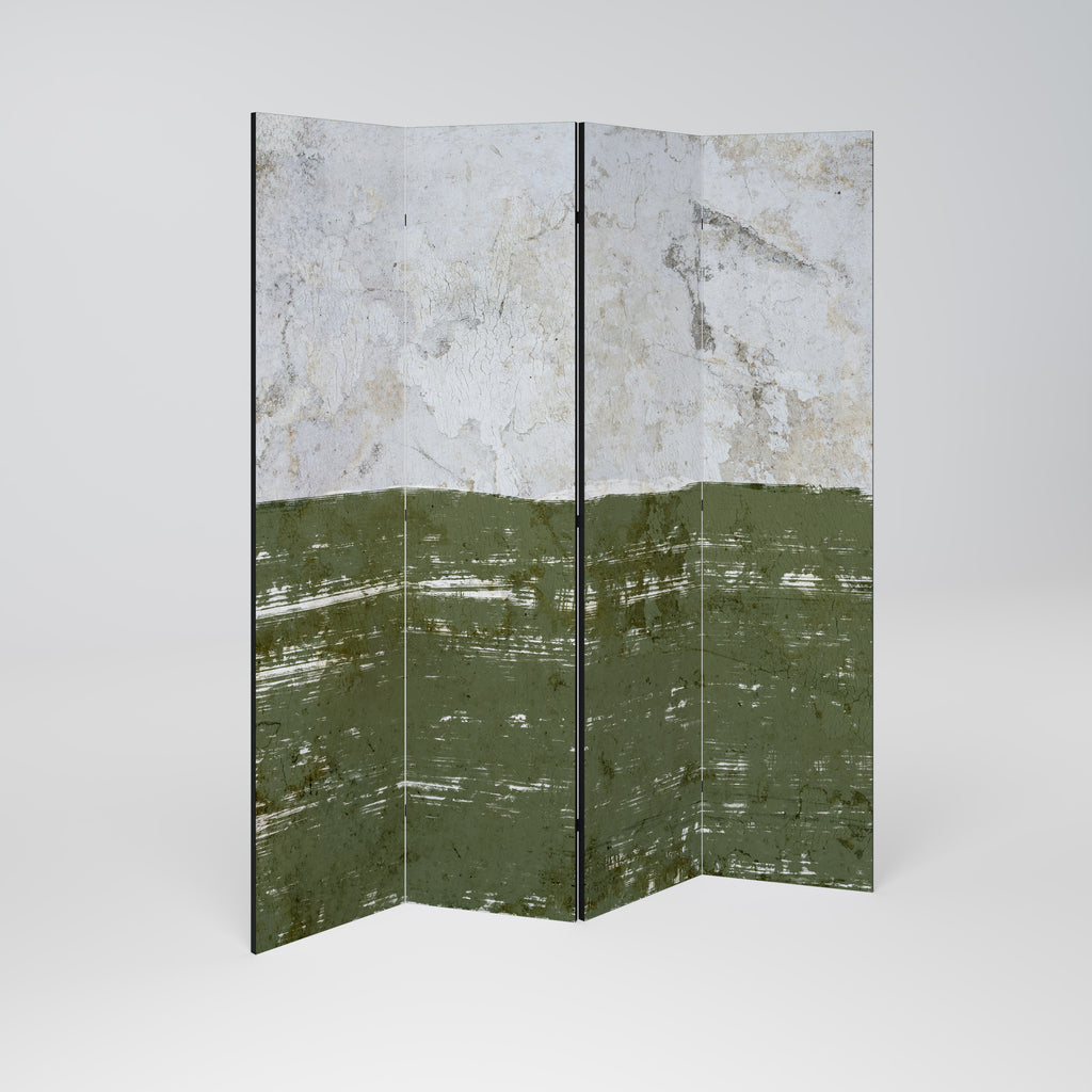 RUSTIC RADIANCE ASSEMBLED 4-Panel Room Divider
