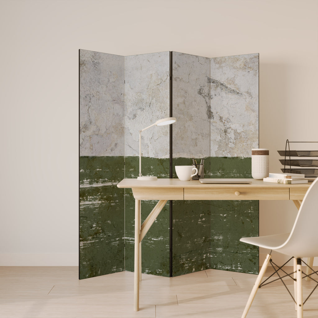 RUSTIC RADIANCE ASSEMBLED 4-Panel Room Divider