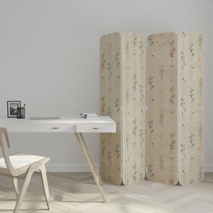 VERDANT HARMONY 4-Panel Plywood Room Divider