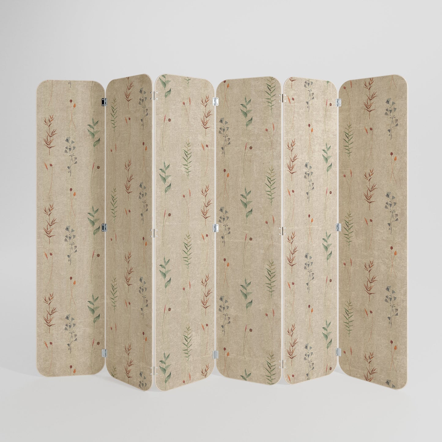 VERDANT HARMONY 6-Panel Plywood Room Divider