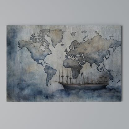 NAVIGATING CLOUDS Horizontal Canvas Print