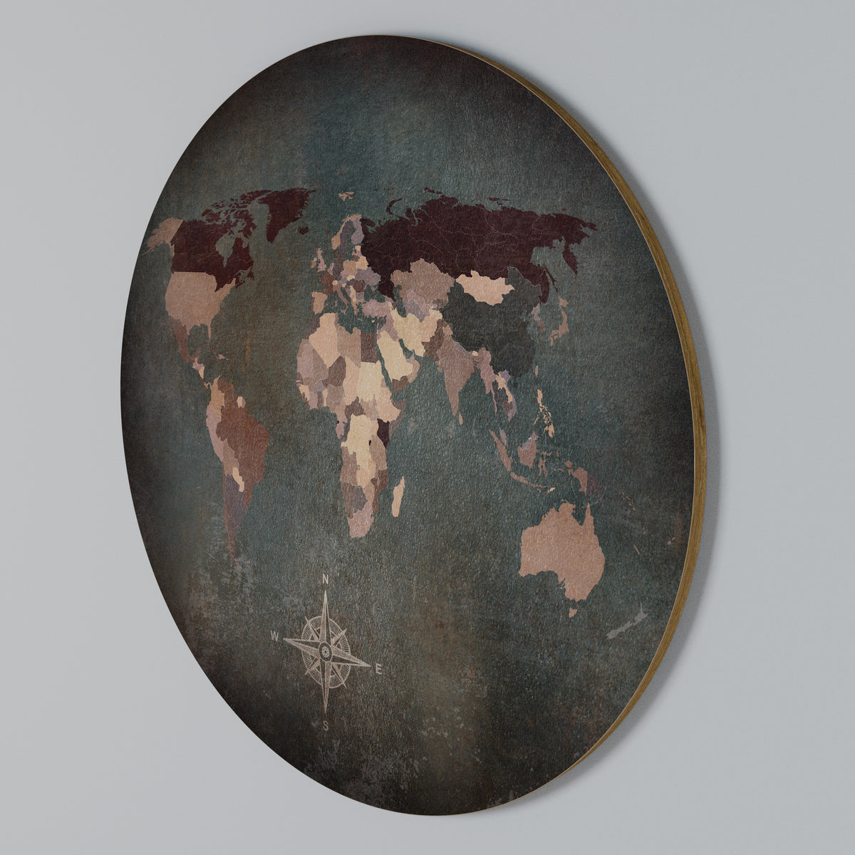 EARTH'S ARTISTIC TESSERAE Round Wall Art