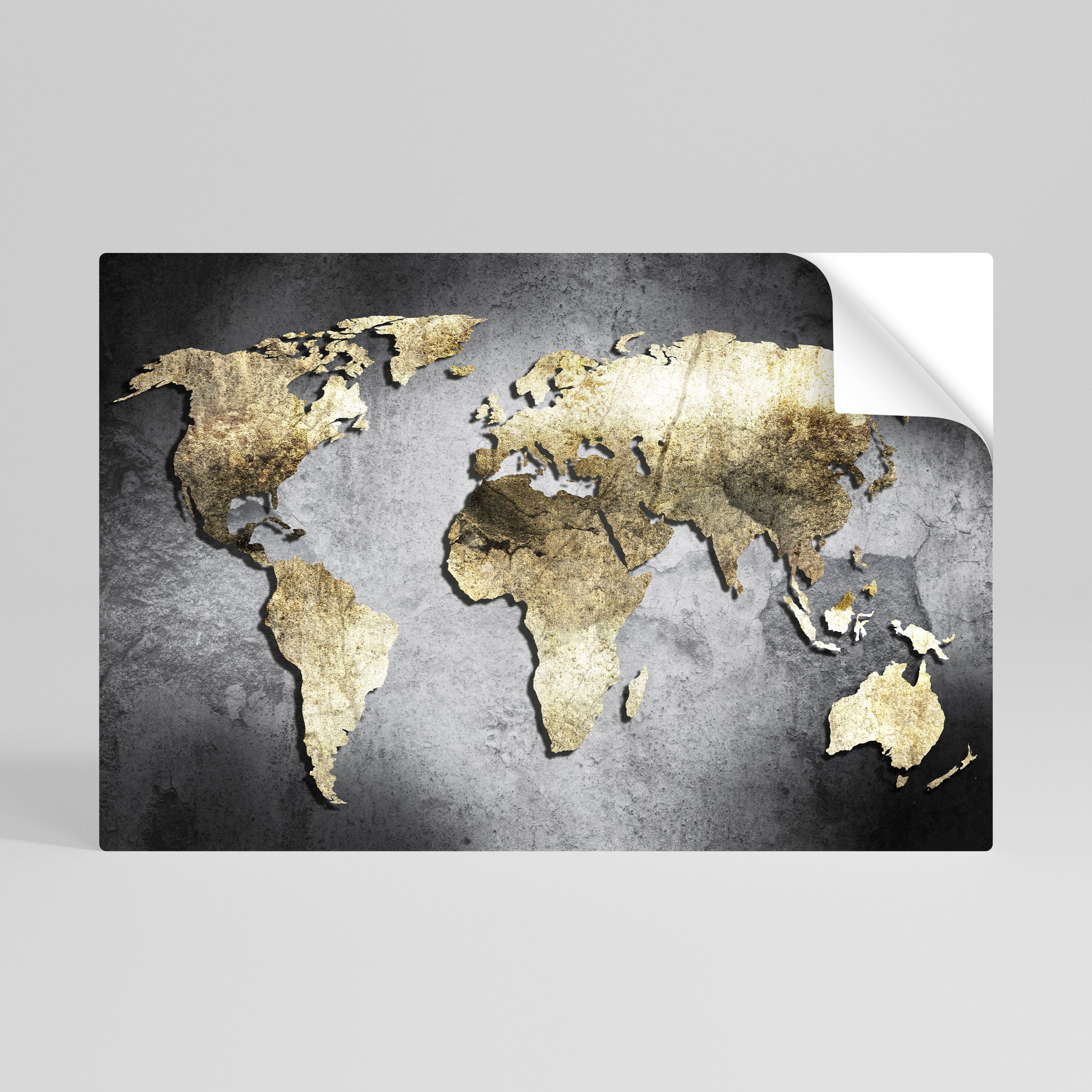 GOLDEN GLOBE TREASURE Peel and Stick Horizontal Poster