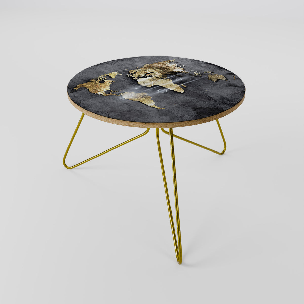 SHIMMERING EARTH MAP Couchtisch