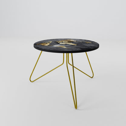 SHIMMERING EARTH MAP Couchtisch