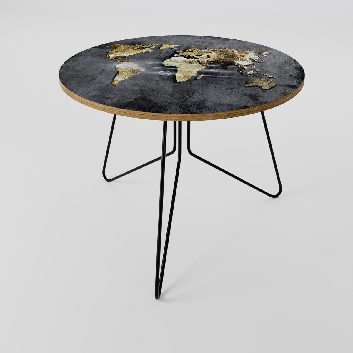 SHIMMERING EARTH MAP Couchtisch