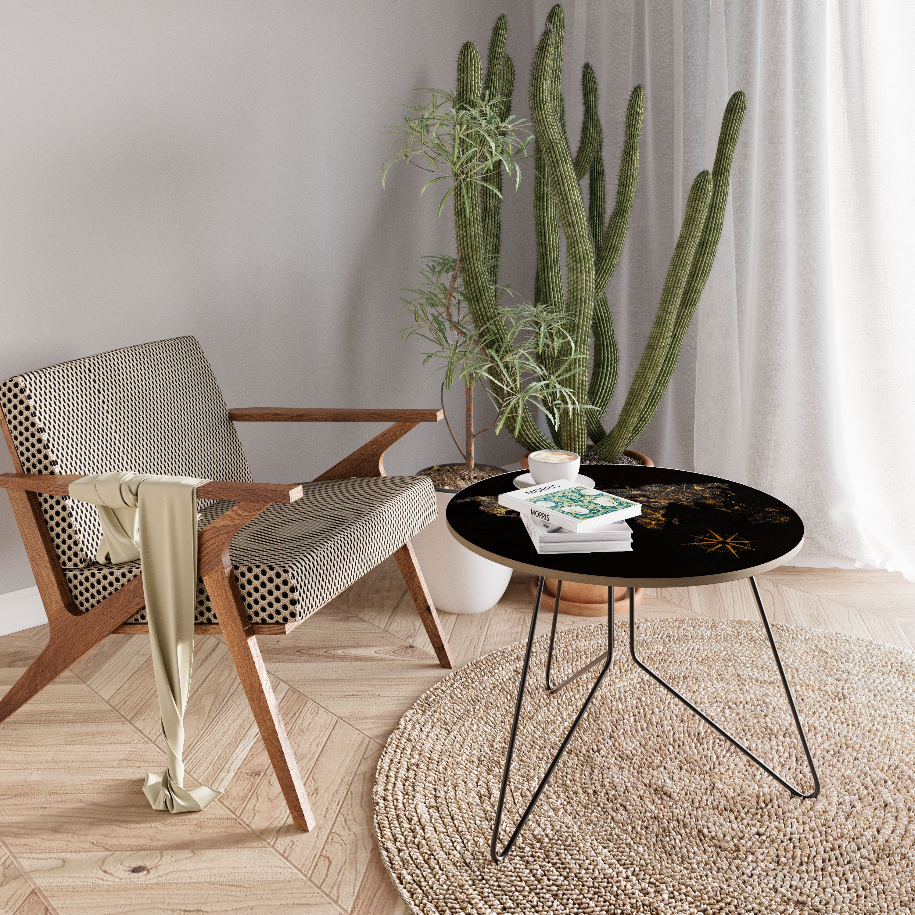 GOLDEN GEOGRAPHY Couchtisch