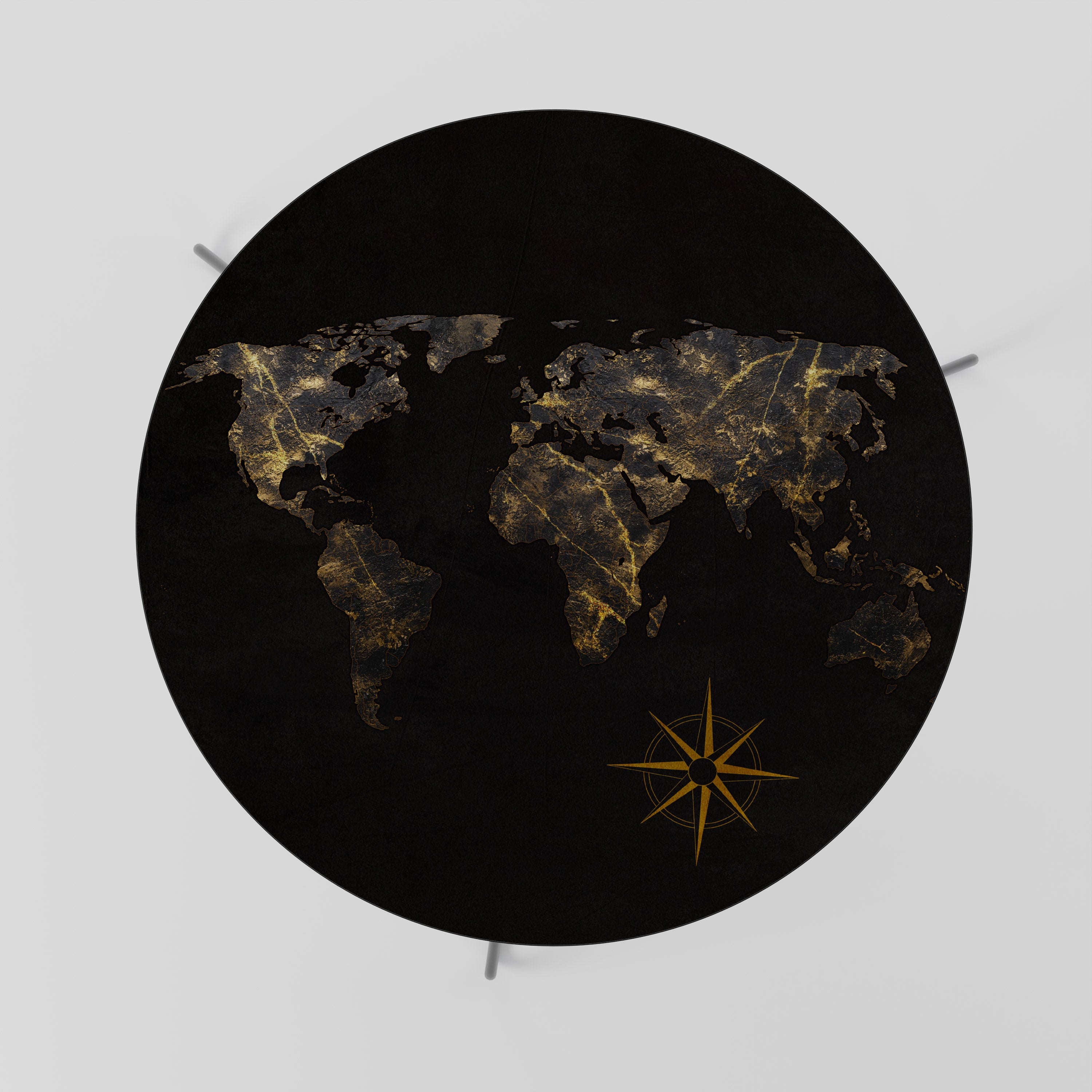 GOLDEN GEOGRAPHY Couchtisch