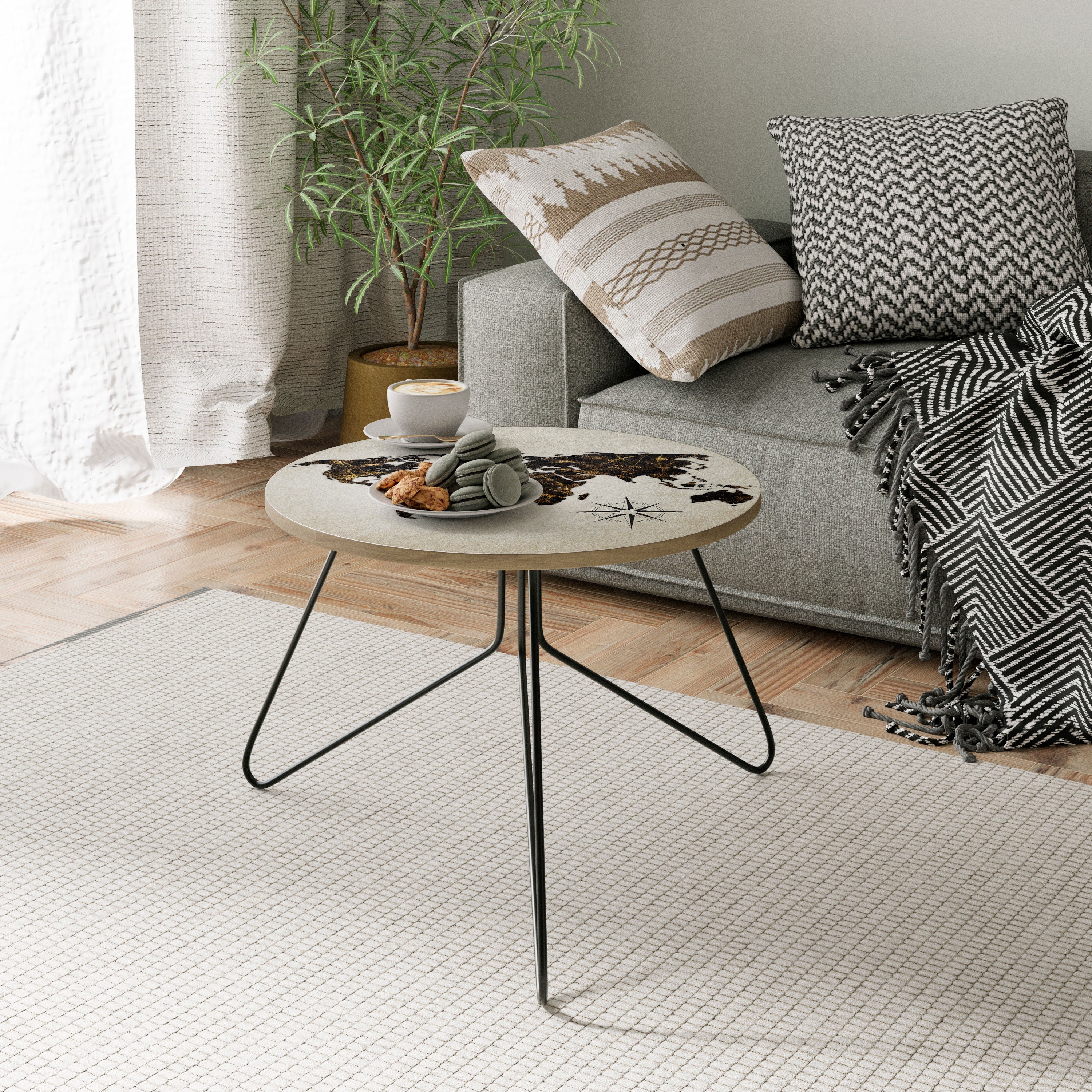 GOLDEN LINES GLOBE Couchtisch