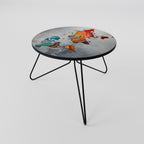 PAINTED CONTINENTS Coffee Table