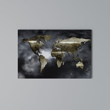 GOLDEN EARTH REVERIE Stampa su tela orizzontale